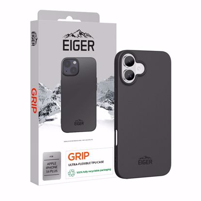 Picture of Eiger Eiger Grip Case for Apple iPhone 16 Plus in Black